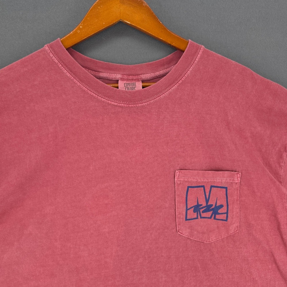 Comfort Colors Mecum Auctions 57 Chevy Graphic Pocket T-Shirt Mens 2XL Red